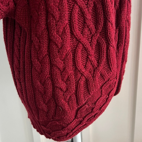 Coldwater Creek Cable Knit Sweater Cardigan - Picture 3 of 8